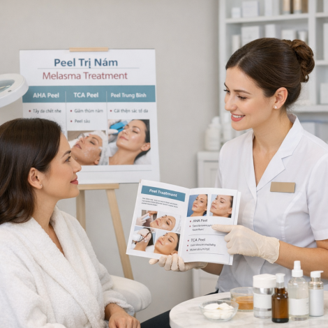 Tăng tỷ lệ khách hàng quay lại với dịch vụ peel trị nám tại spa