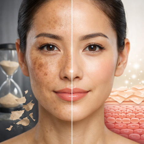 Thâm sạm da sau Tết: Không phải do nám mới mà do da turnover chậm